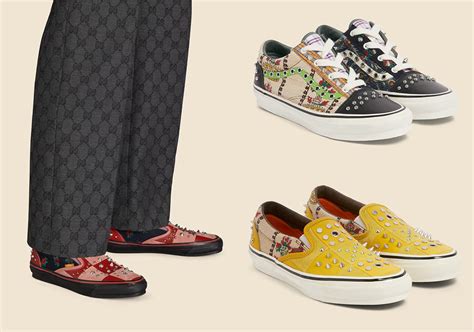 pink gucci vans slip ons|Vans Gucci collab.